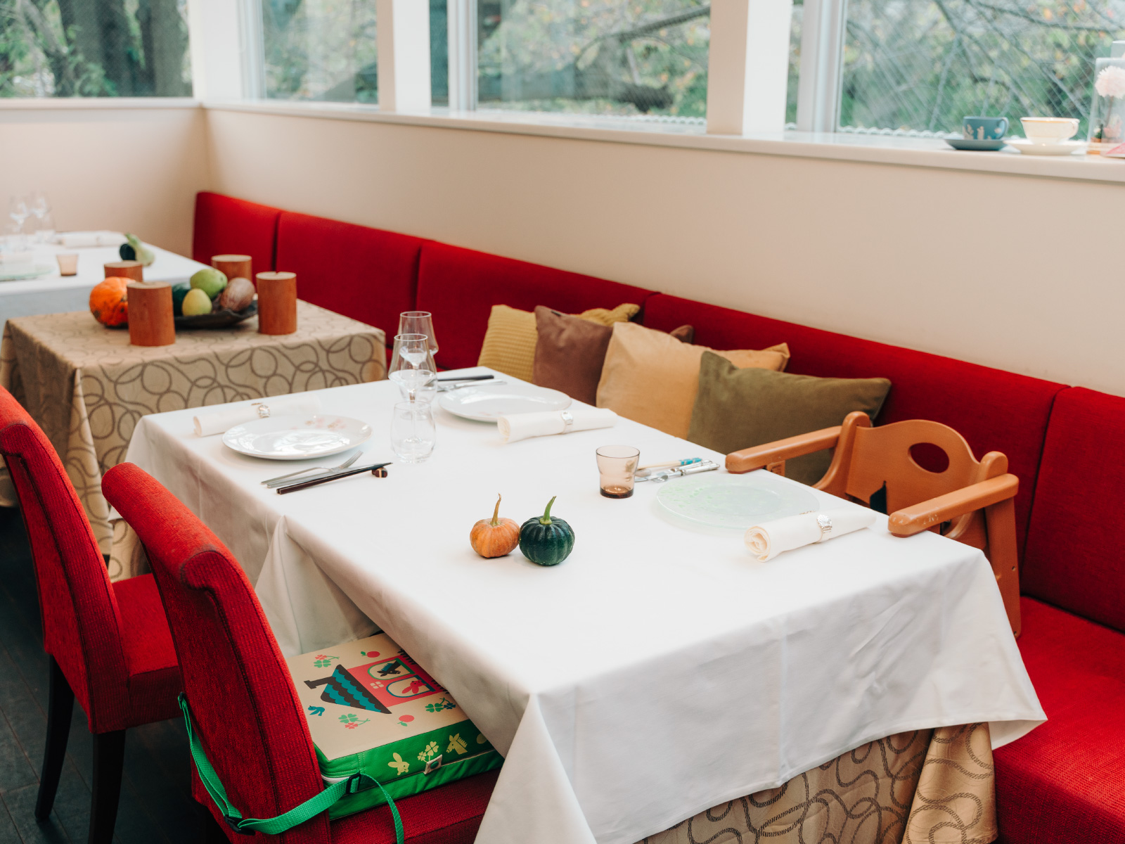 小さなお子さんも、これならゆっくりとできそう！