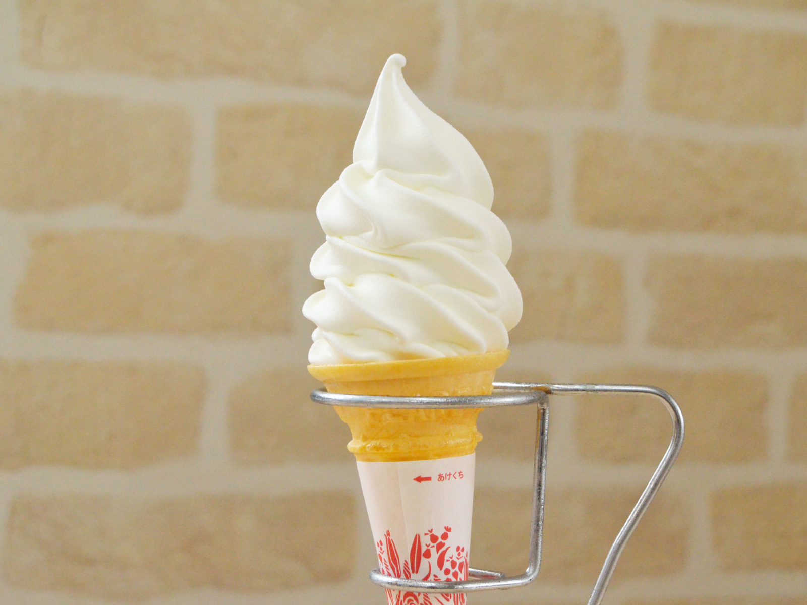 クリーミーでコクのある味わいが魅力的なソフトクリーム450円（税込）