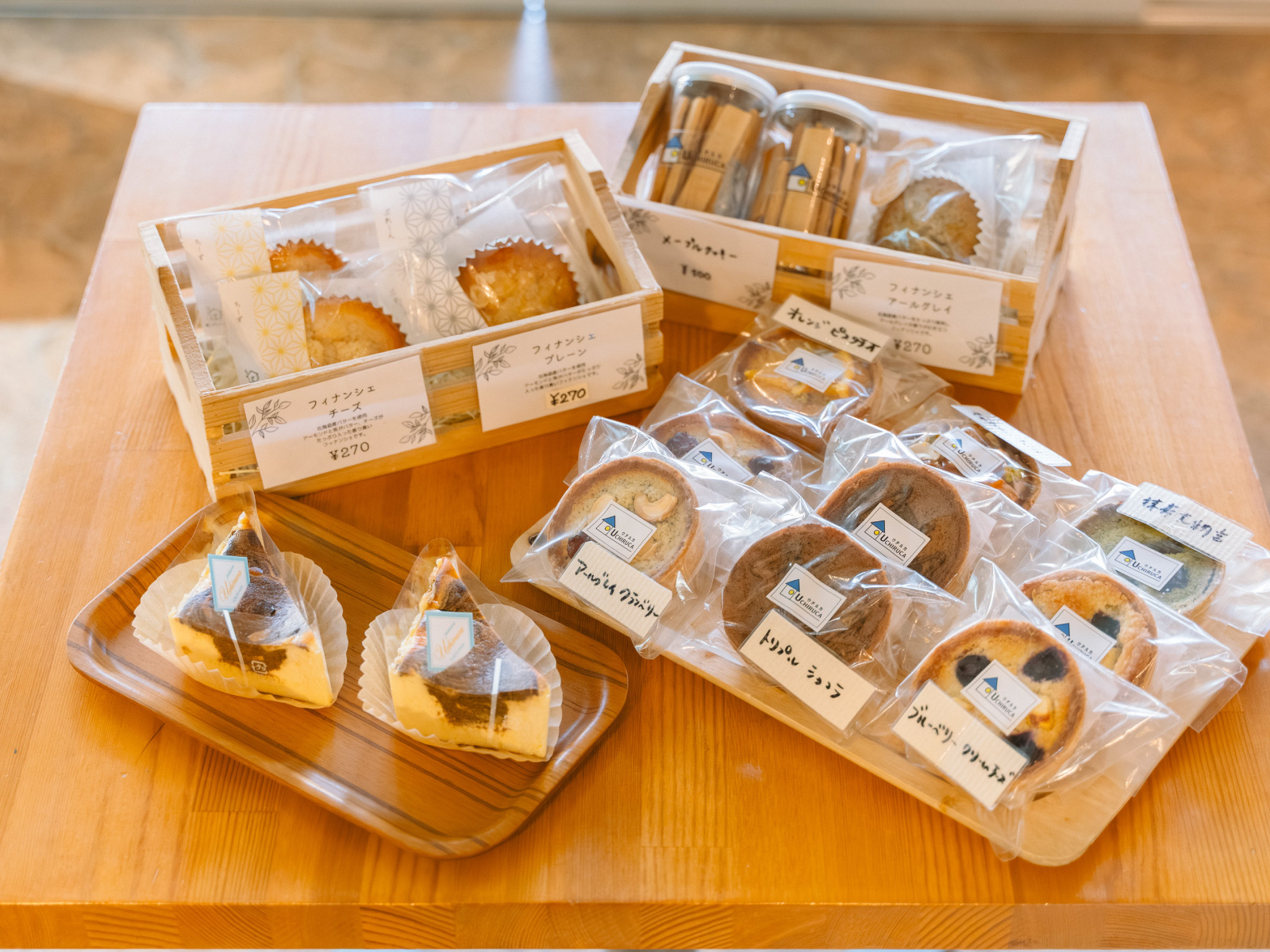 スイーツの品揃えも豊富